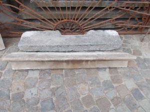 Lombard stone fireplace